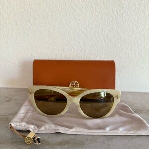 Tory Burch Tan Sunglasses